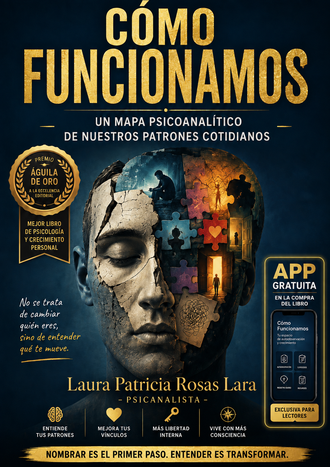 Portada del libro Cómo Funcionamos de Laura Patricia Rosas Lara