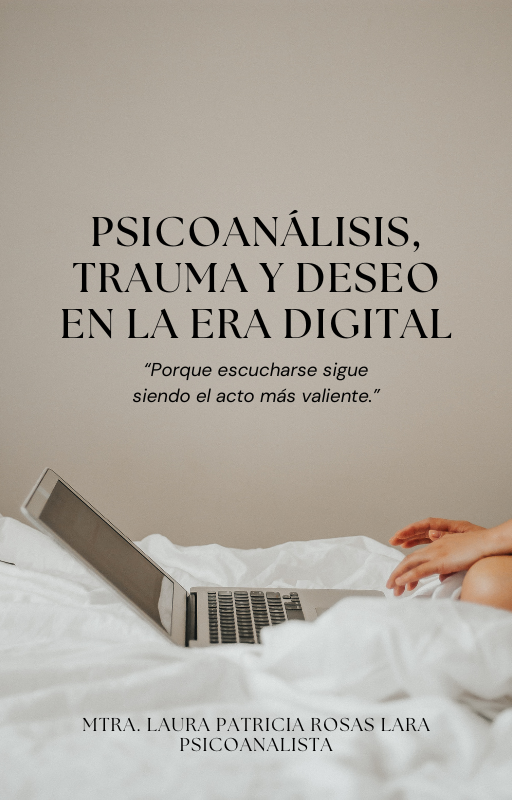 Portada del libro Psicoanálisis, trauma y deseo en la era digital de Laura Patricia Rosas Lara